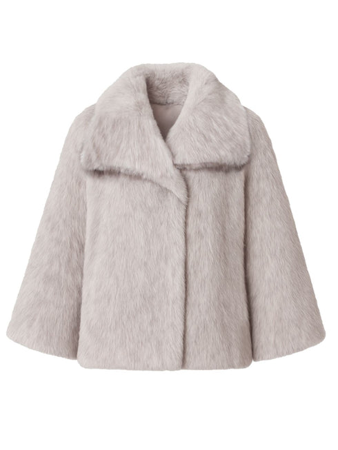 Fake Fur Jack Light Sand | NOTE: Levertijd 5-7 werkdagen